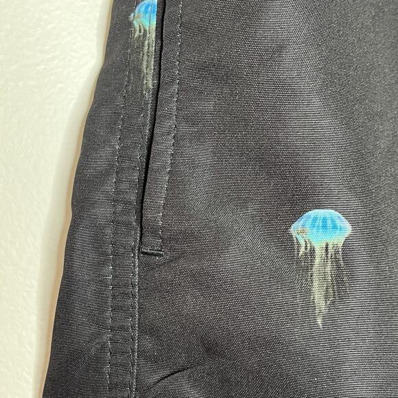 John Elliott Board Shorts Jellyfish Mens Size 1 Small Swim Trunks Tropical Beach - Picture 3 of 9